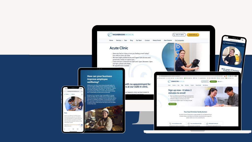 Healthcare experience | Health Improvement Group Branding