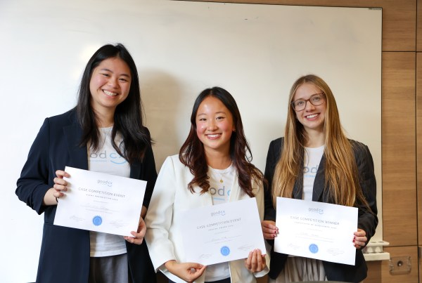 Good CX intern case competition & persona development certificate ceremony