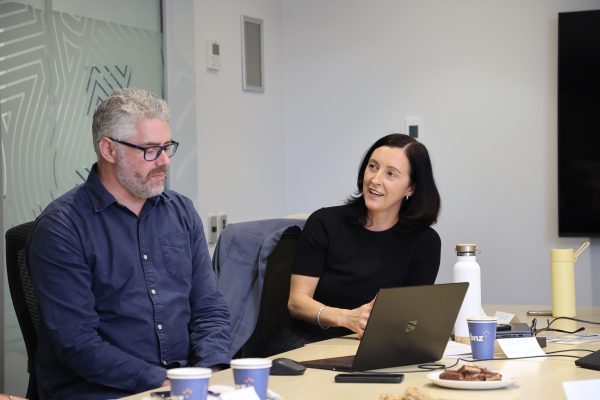 Judges convien for the Good CX Intern case competition on persona development and insights