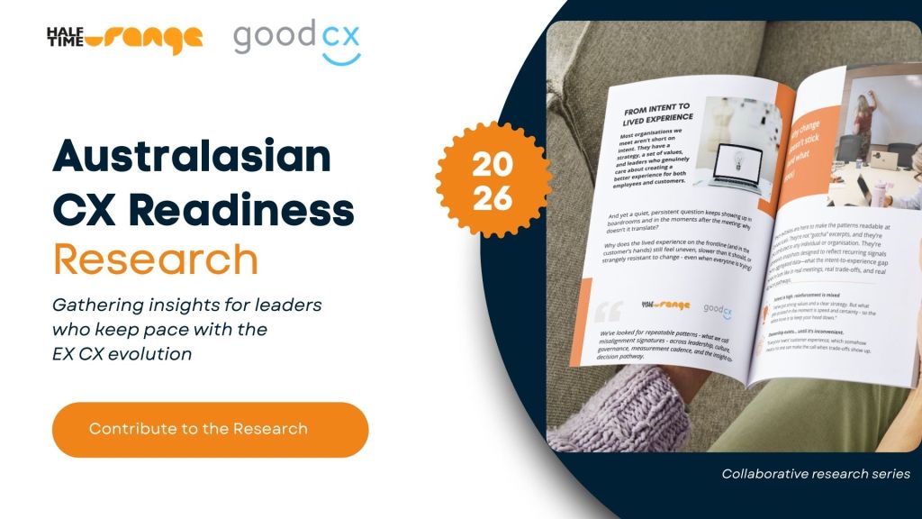 Good CX research NZ Half Time Orange research paper