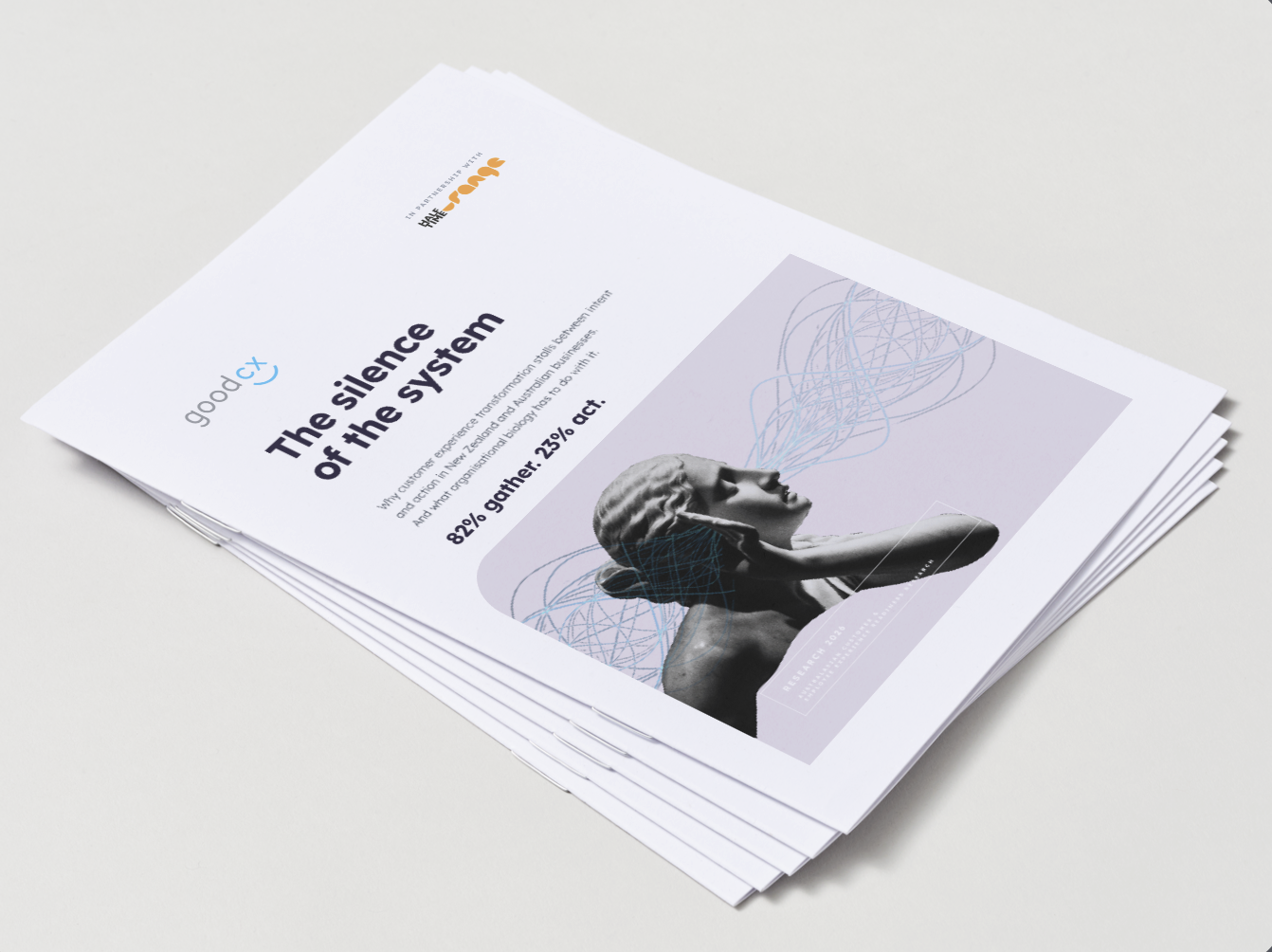 The Silence of the System white paper cover, ANZ research behind Good CX employee experience consulting NZ