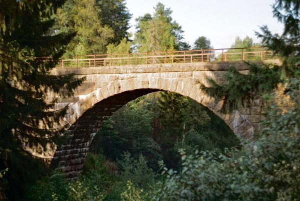 Stone arch bridge over a river, placeholder header image for the bridge model article