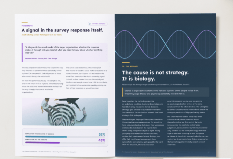 The cause is not strategy, it is biology: the polyvagal argument, a page from The Silence of the System